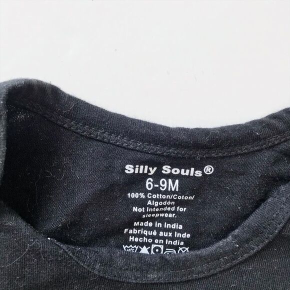 Silly Souls namaste in my crib bodysuit EUC 6-9m - Picture 3 of 4